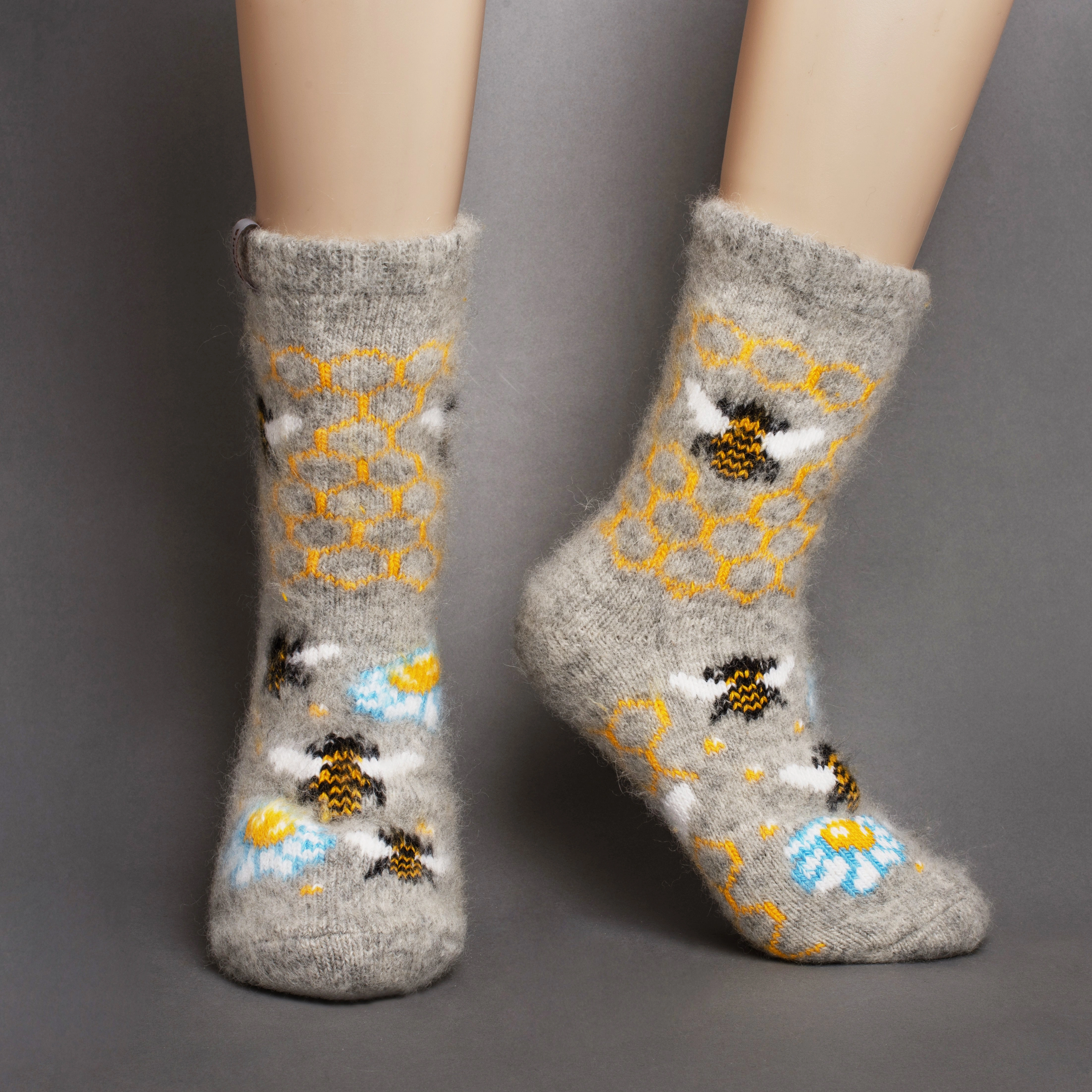 Bee Cozy Merino Wool Socks for Women: Warm, Woolly, Wonderful!